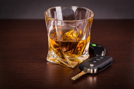 Bourbon and car keys - DUI lawyer St. Petersburg